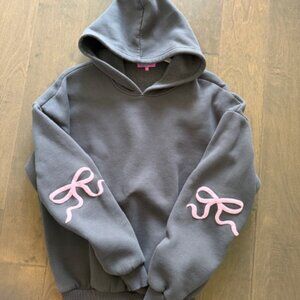 Edikted Bonney Bow Detail Hoodie